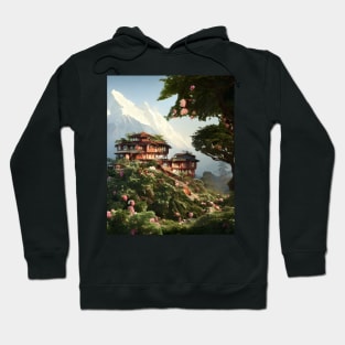 A Village in the Himalayas Hoodie